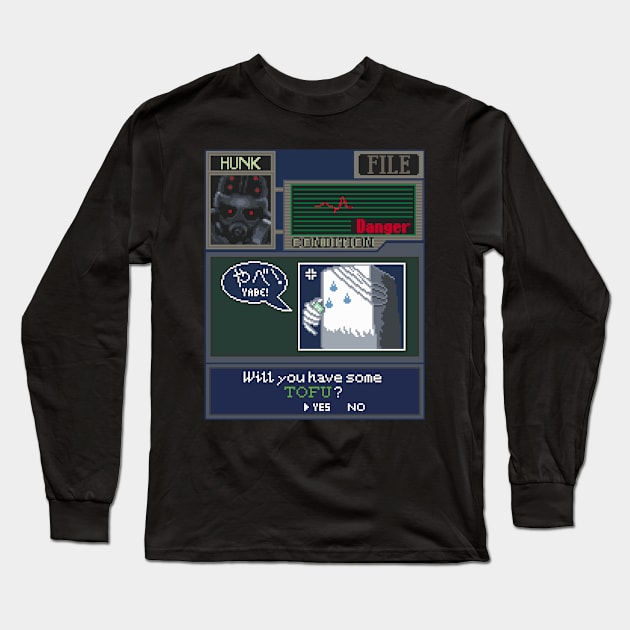 Resident Evil Pixel Art Long Sleeve T-Shirt by AlleenasPixels